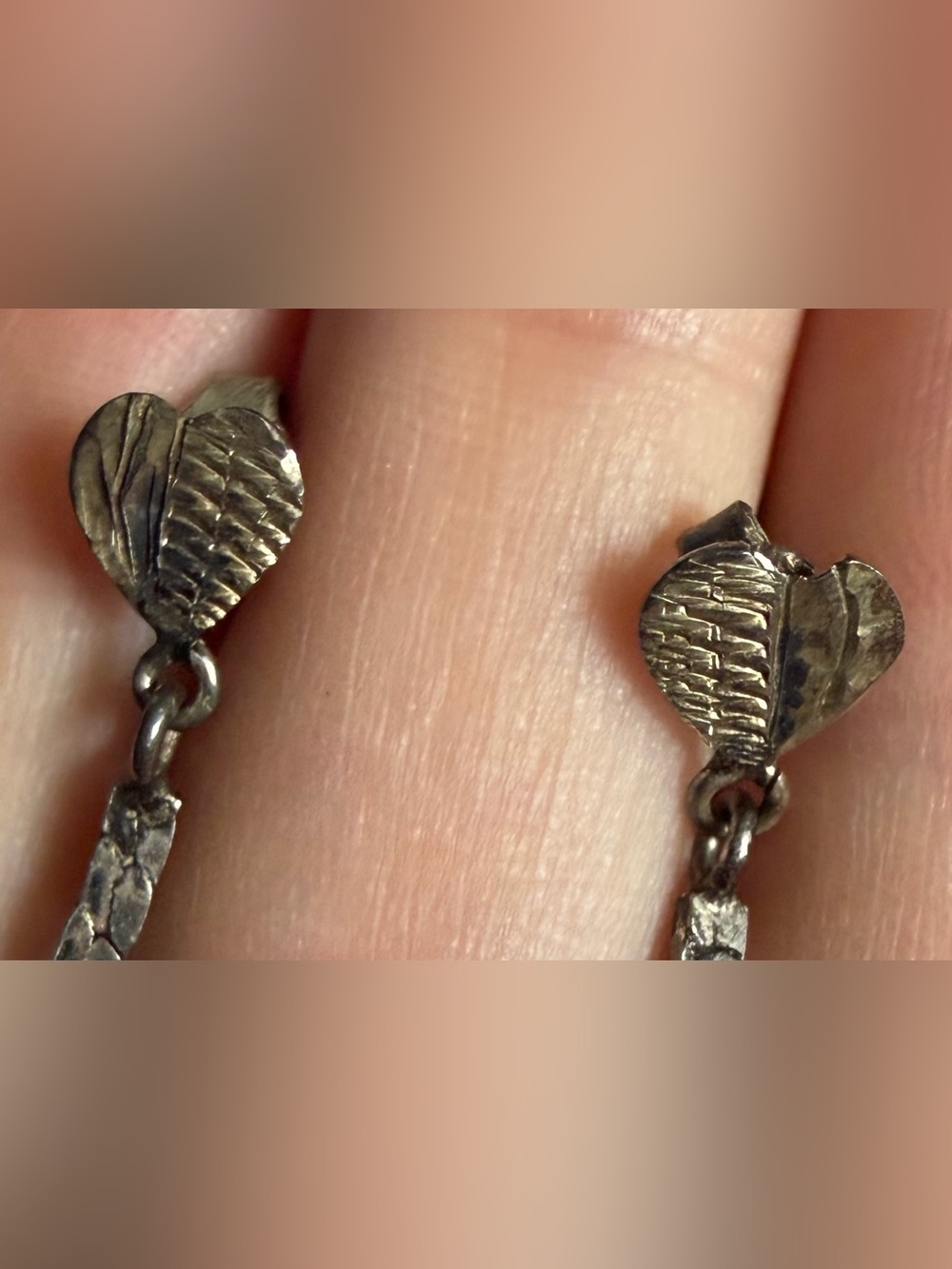 2/$30 Sterling Silver Flat Herringbone Chain Necklace - Silver - Picture 2 of 3